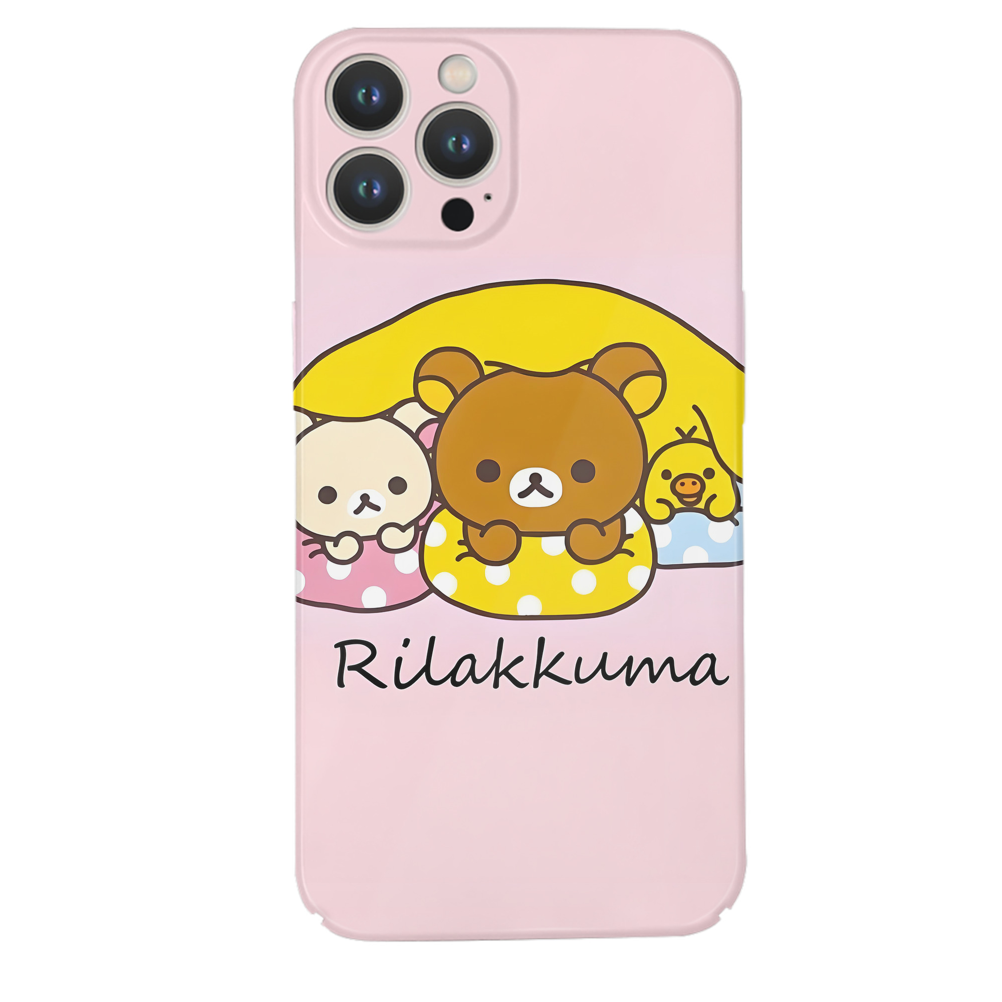 （画像用） リラックマ リラックマ キイロイトリ Rilakkuma Korilakkuma Kiiroitori 【iPhone 14シリーズ対応】ハードケース